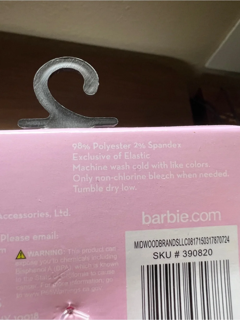 NWT-Barbie Mattel Socks - Size 9-13